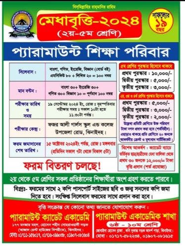 মেধাবৃত্তি-২০২৫